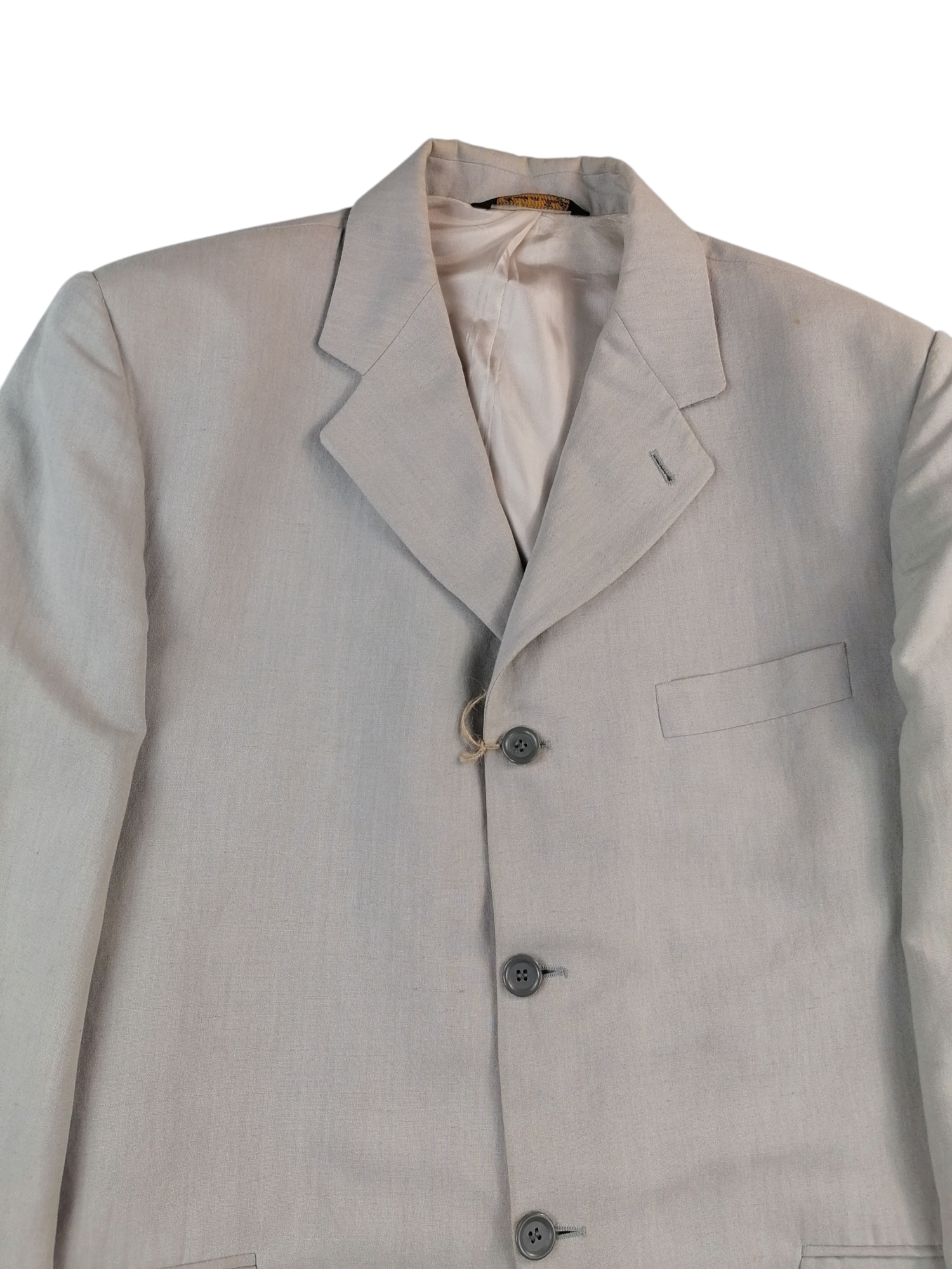 Smoke giacca cotone — dettaglio sartoriale — IlBotteghino