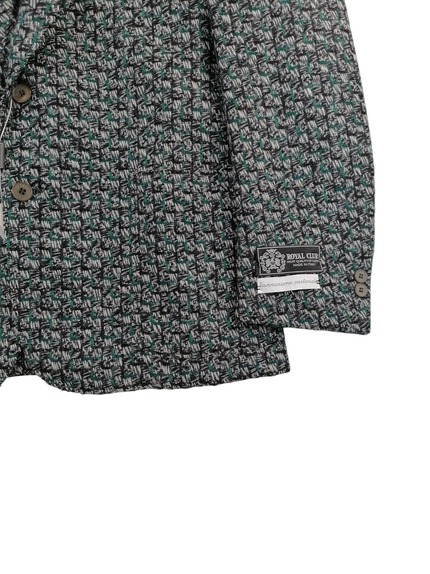 Rialto giacca alpaca — dettaglio sartoriale — IlBotteghino