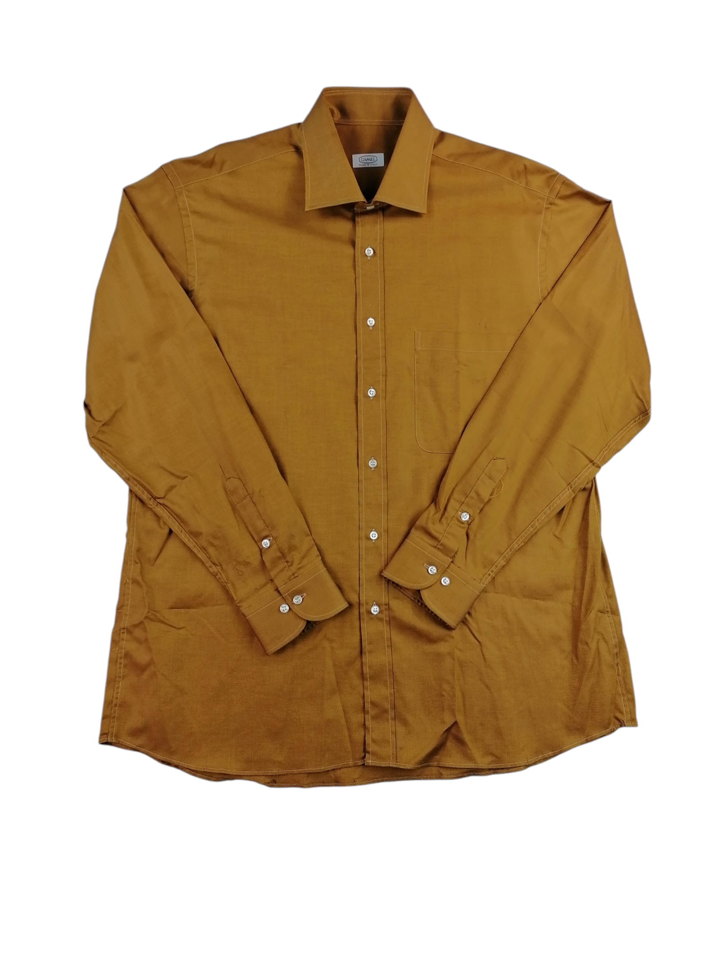 Camicia Camel in cotone, taglie XS, 38 e 39 — IlBotteghino