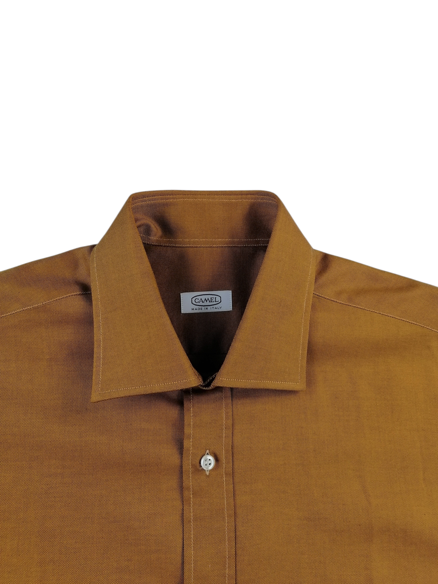 Camel camicia — dettaglio colletto — IlBotteghino