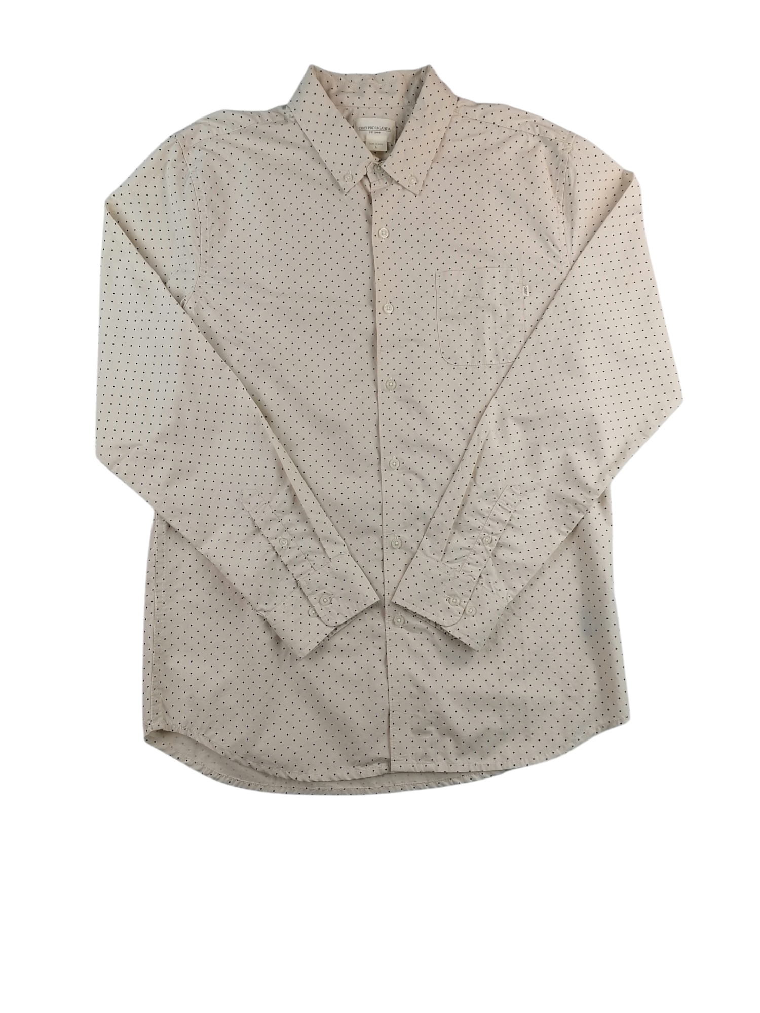 Camicia Obey Propaganda in cotone, taglia L — IlBotteghino