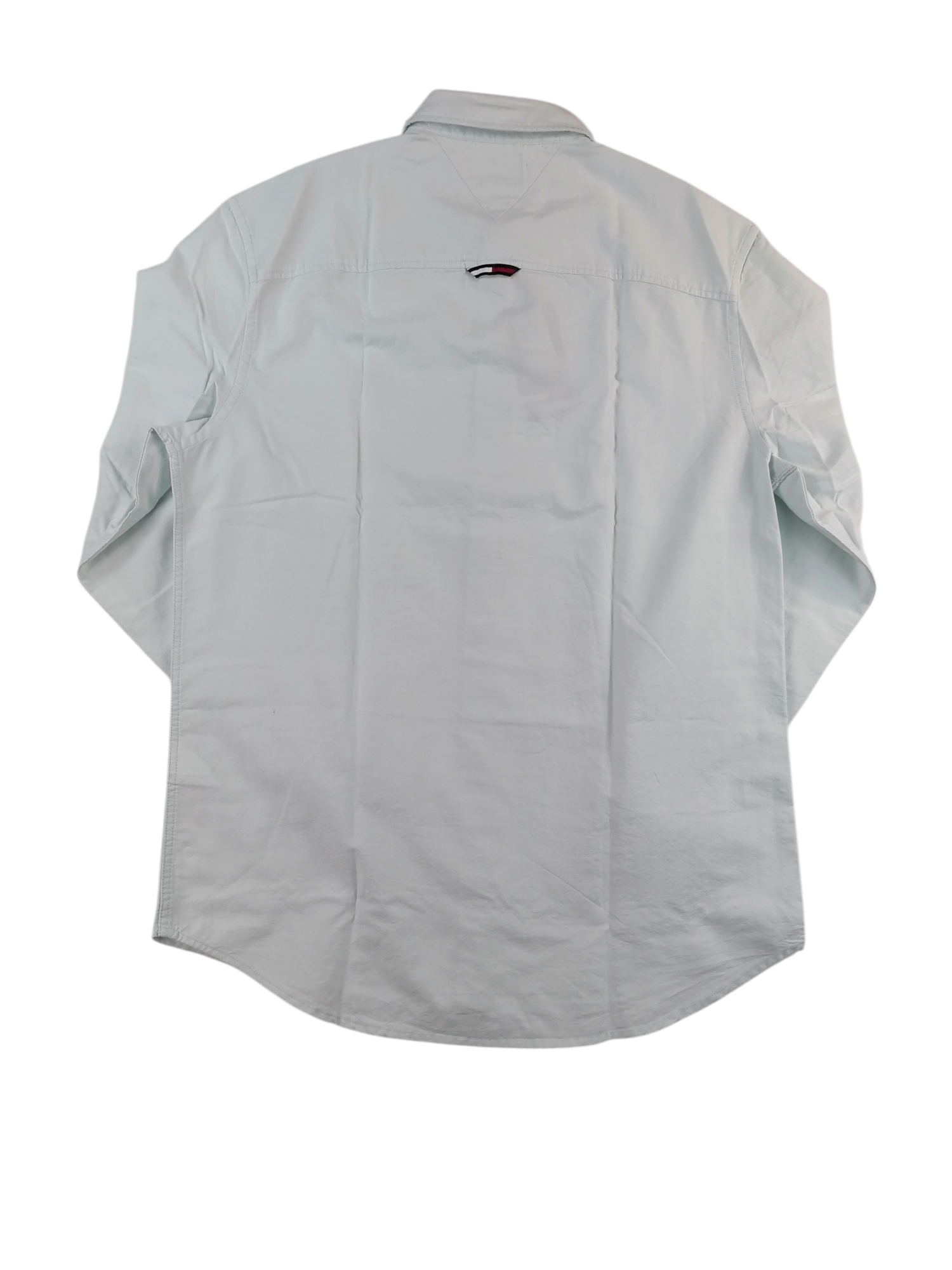 Tommy Jeans camicia — dettaglio logo — IlBotteghino