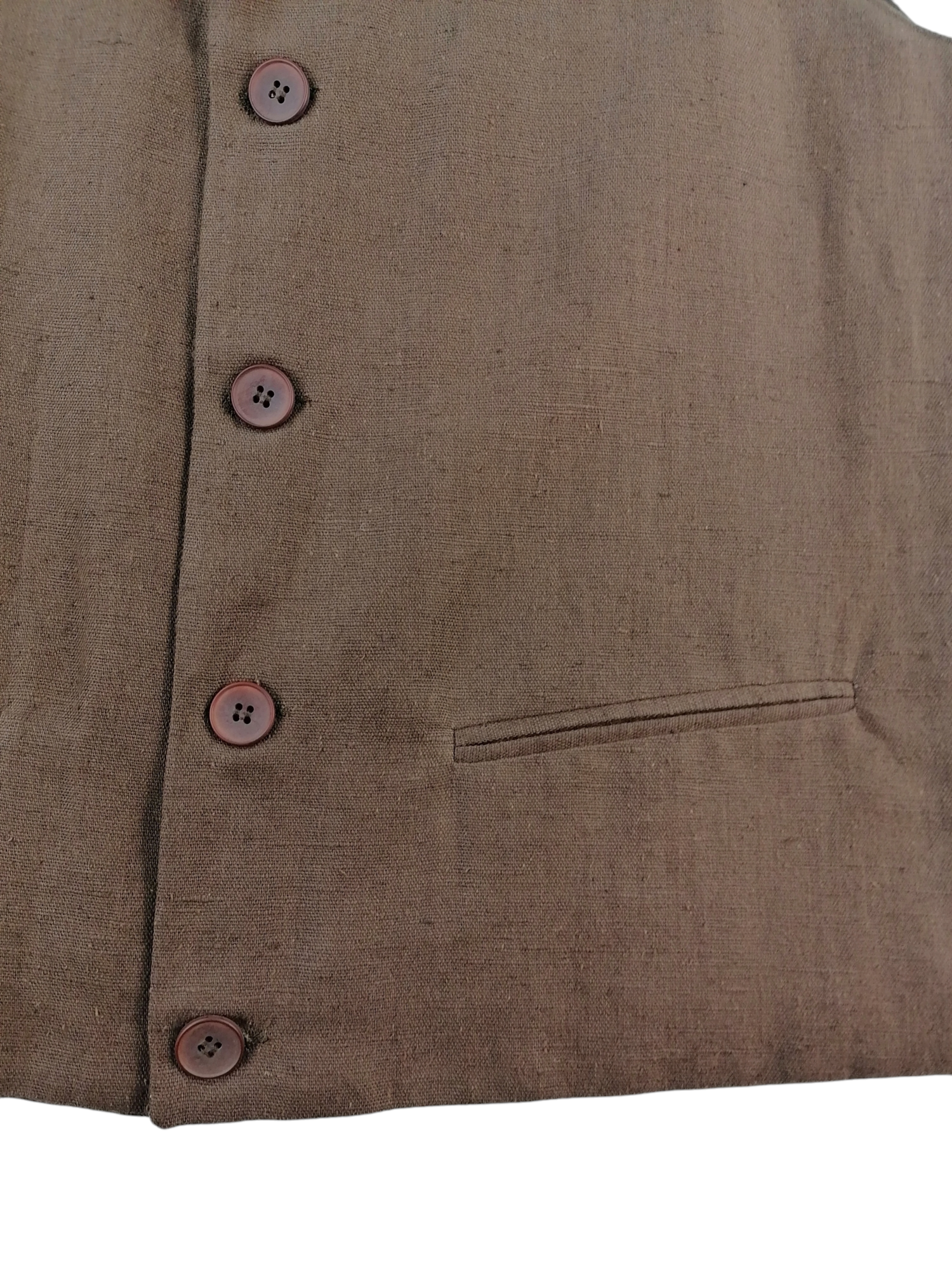 Millibar gilet — lino e cotone — IlBotteghino