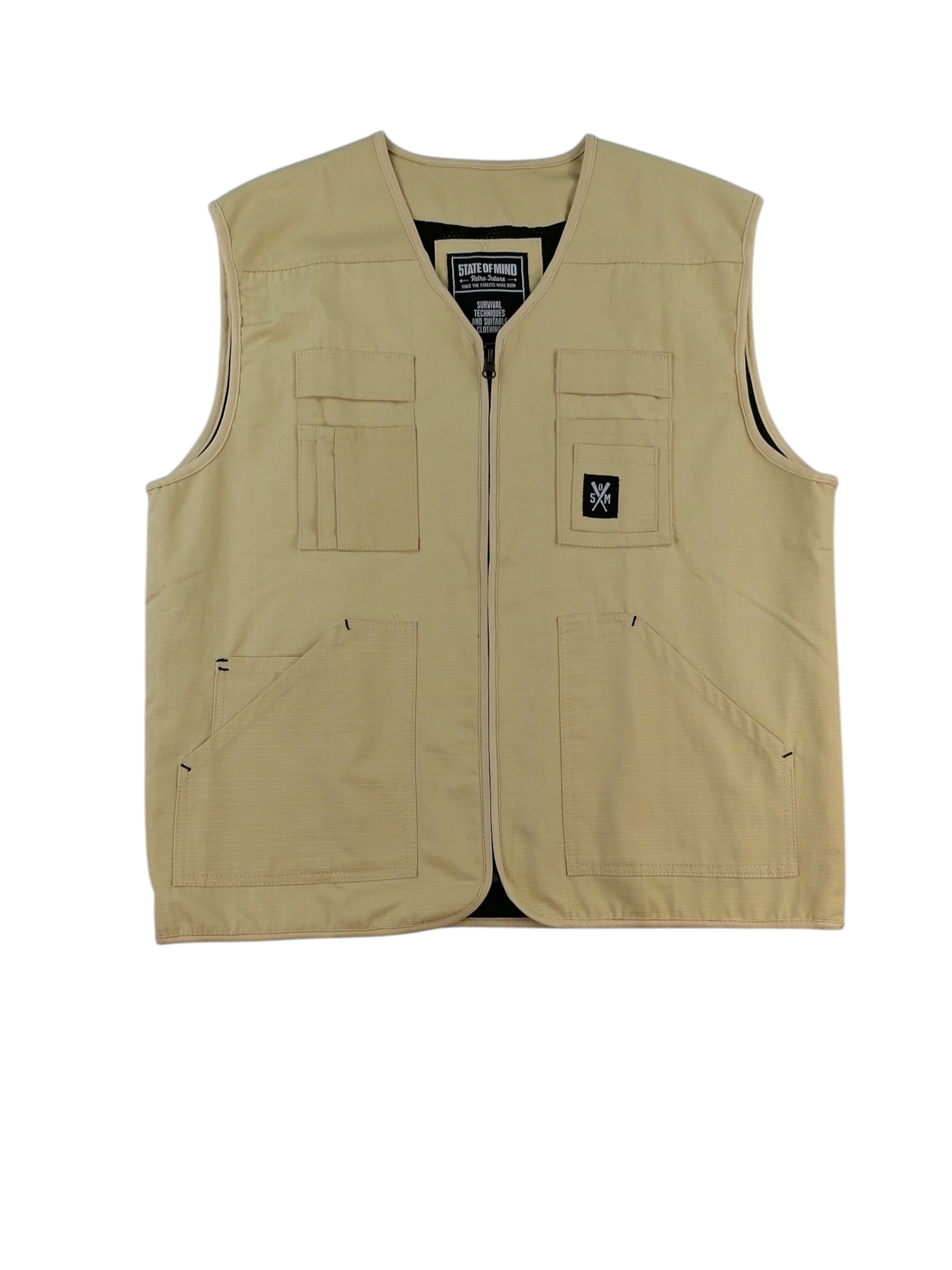Gilet State of Mind in poliestere, taglie S, M e L — IlBotteghino