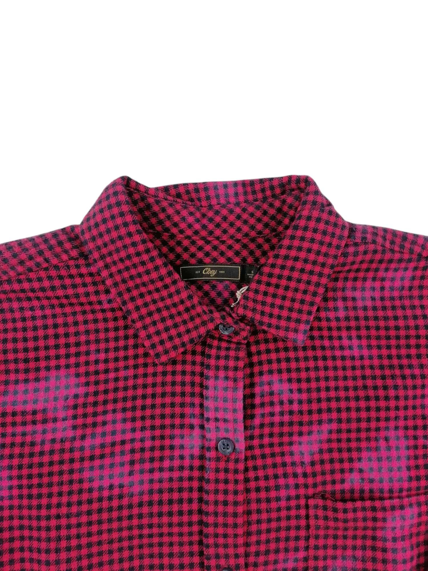 Obey camicia — dettaglio stampa — IlBotteghino