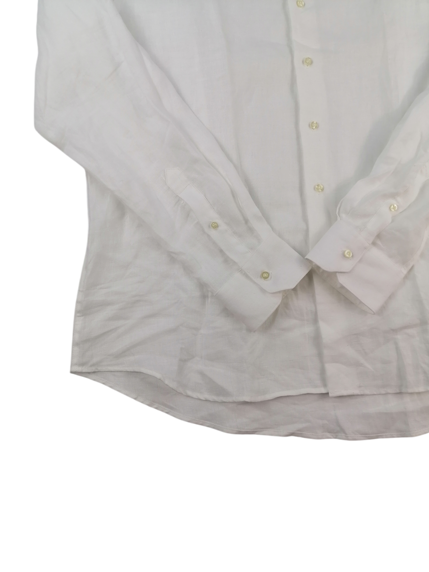 Asso di Cuori camicia bianca — dettaglio colletto — IlBotteghino