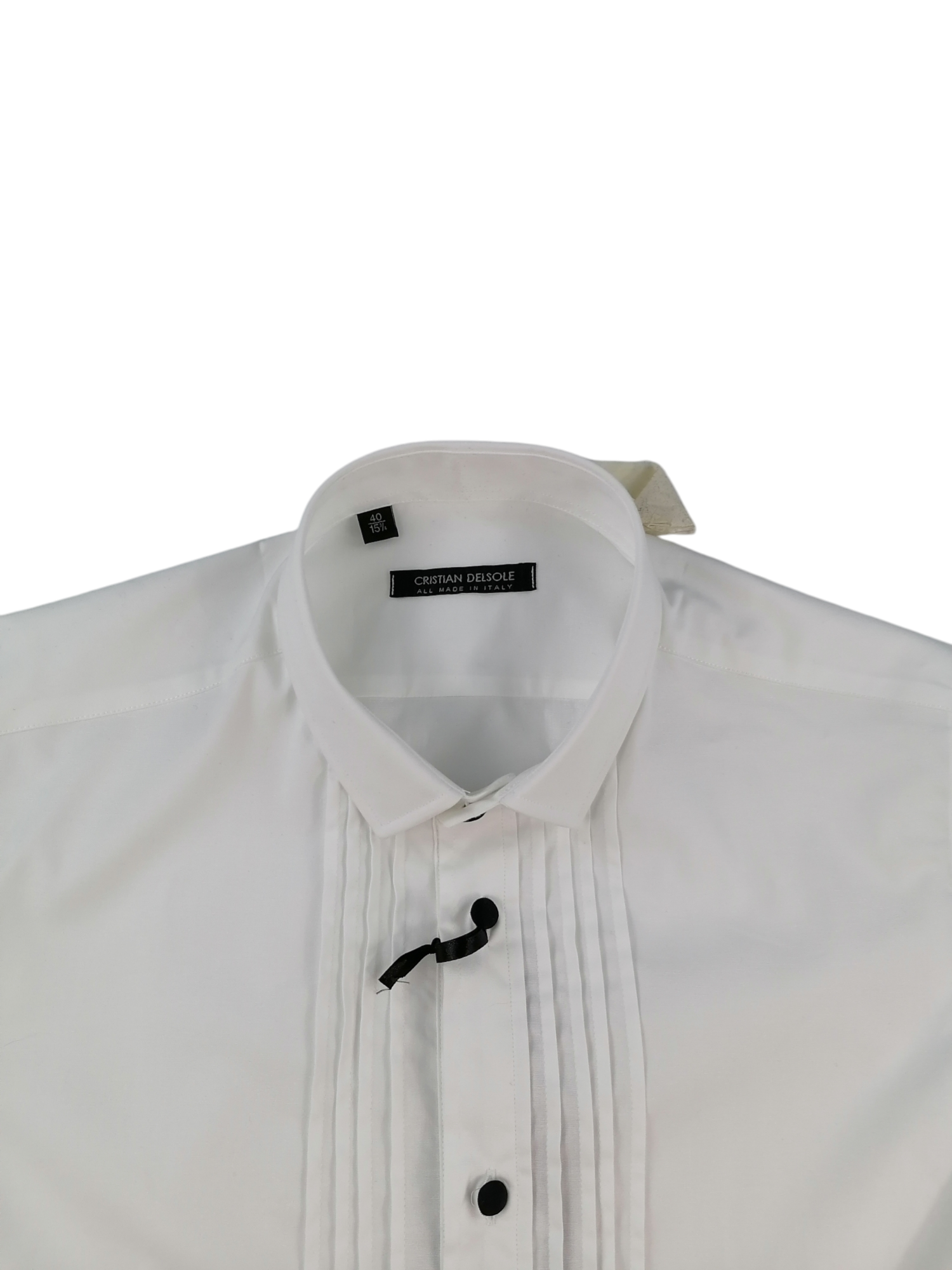 Cristian Delsole camicia bianca — puro cotone — IlBotteghino