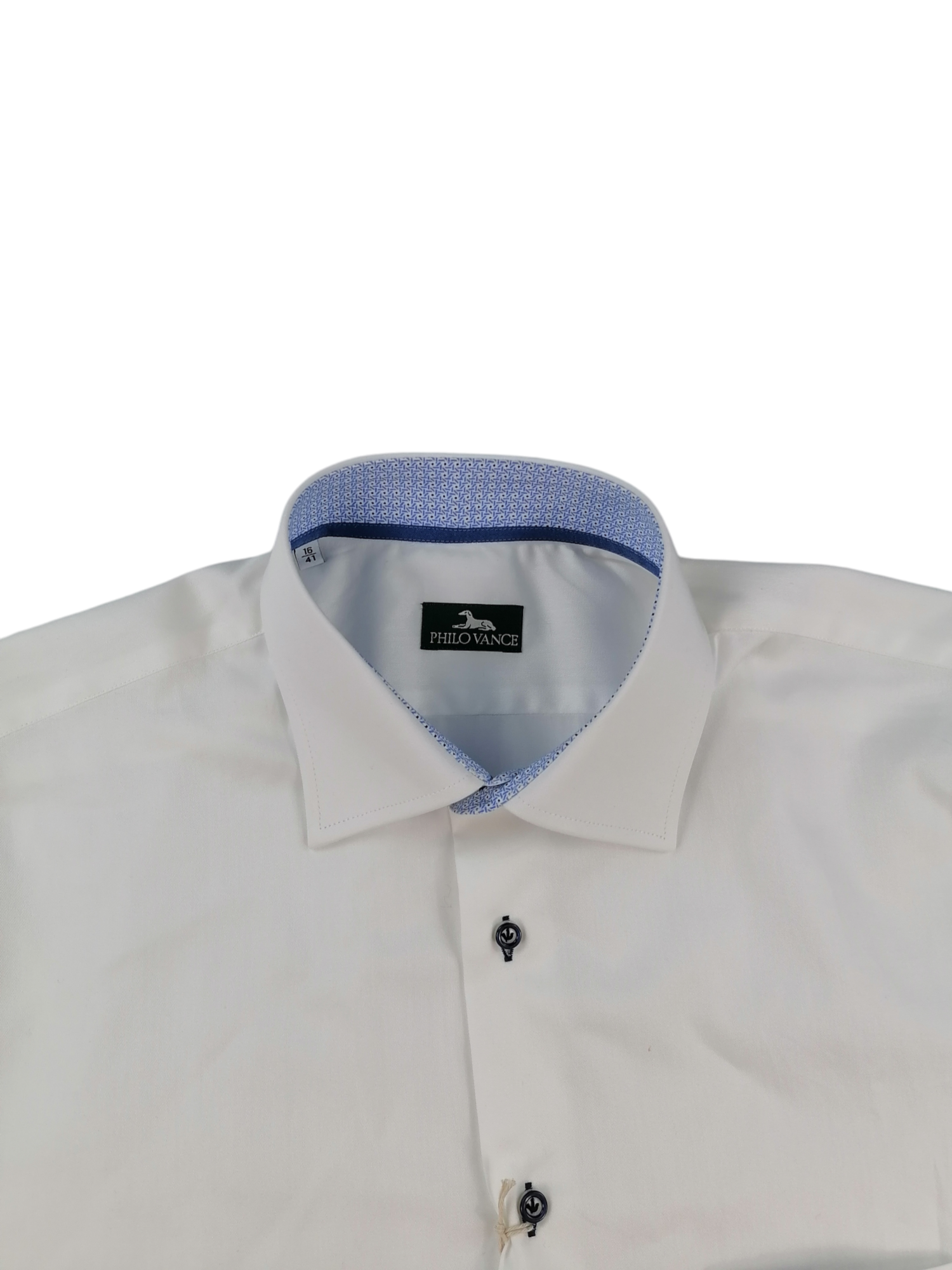 Philo Vance camicia bianca — puro cotone — IlBotteghino