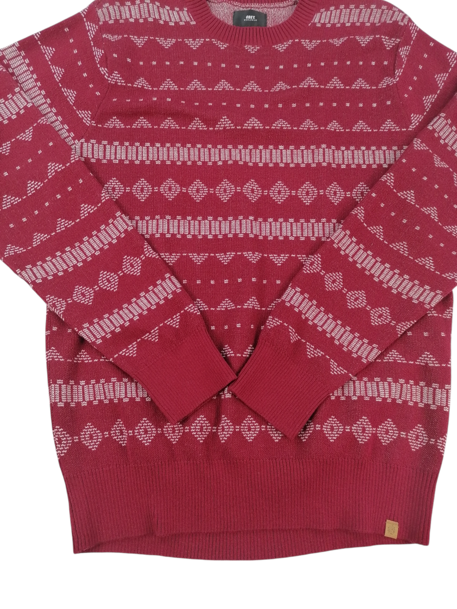 Obey maglione — dettaglio maglia — IlBotteghino