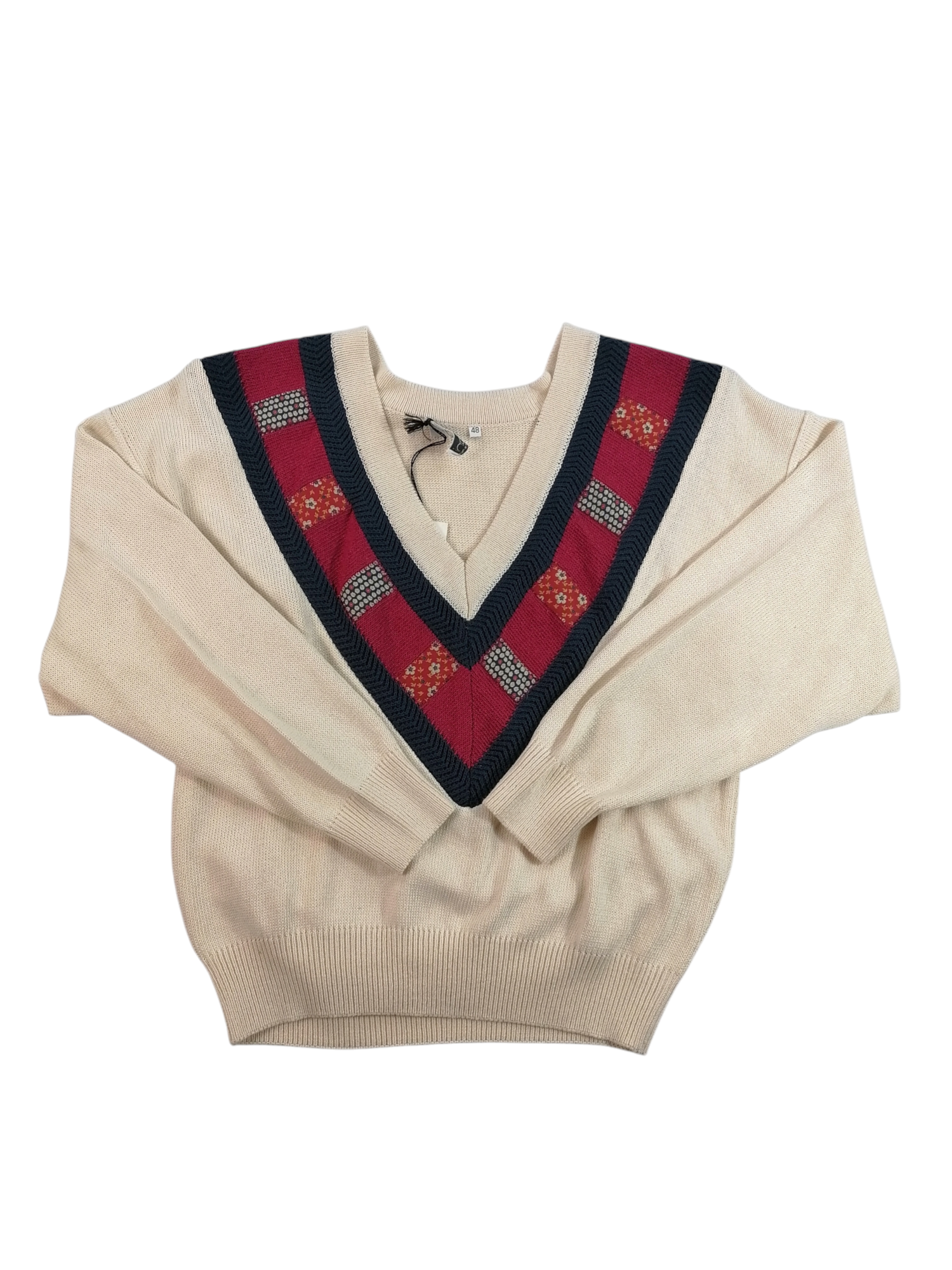 Maglione I Cortigiani cotone e seta, taglia 48 — IlBotteghino