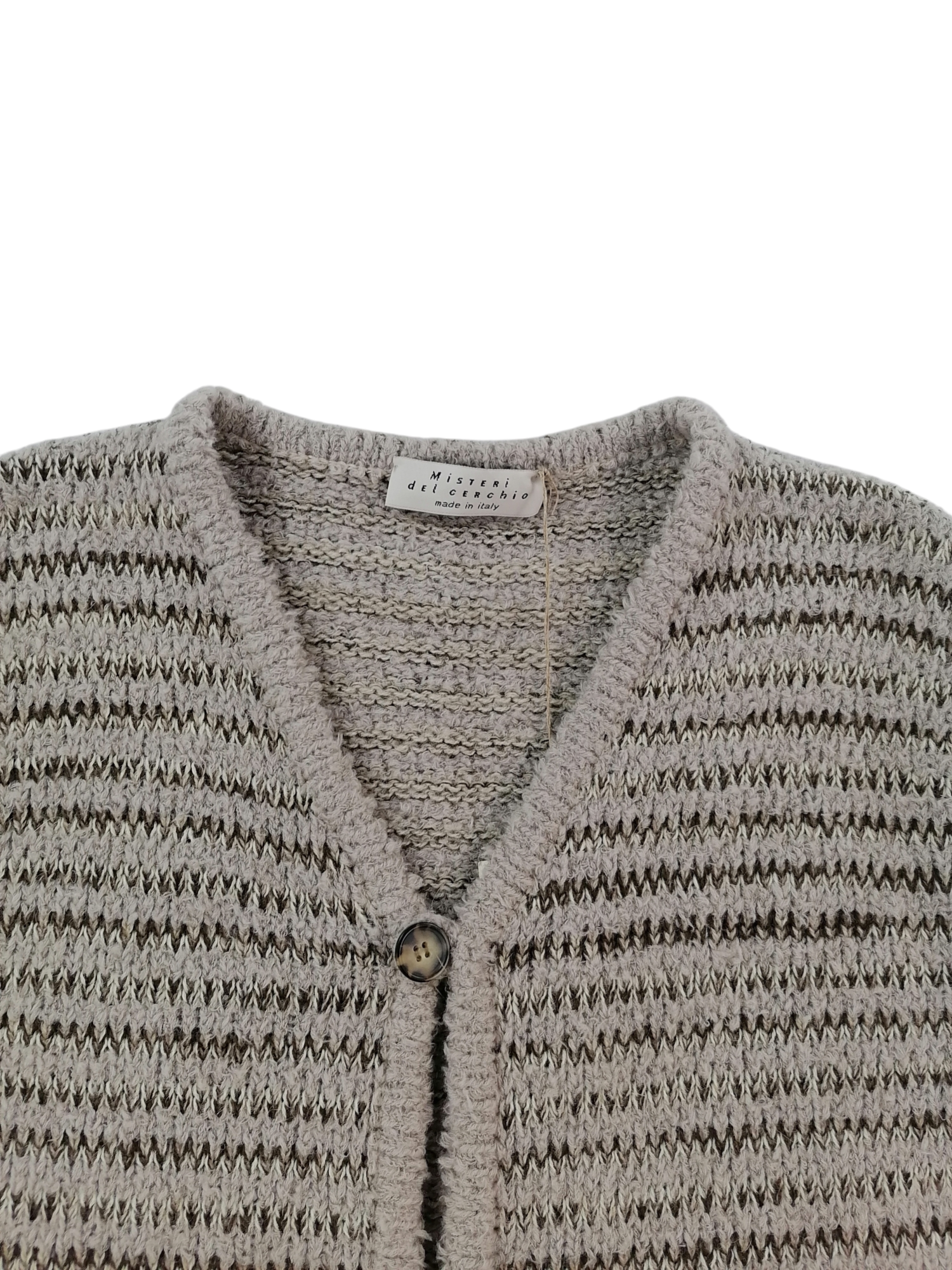 Misteri del Cerchio gilet IT 46 — dettaglio maglia — IlBotteghino