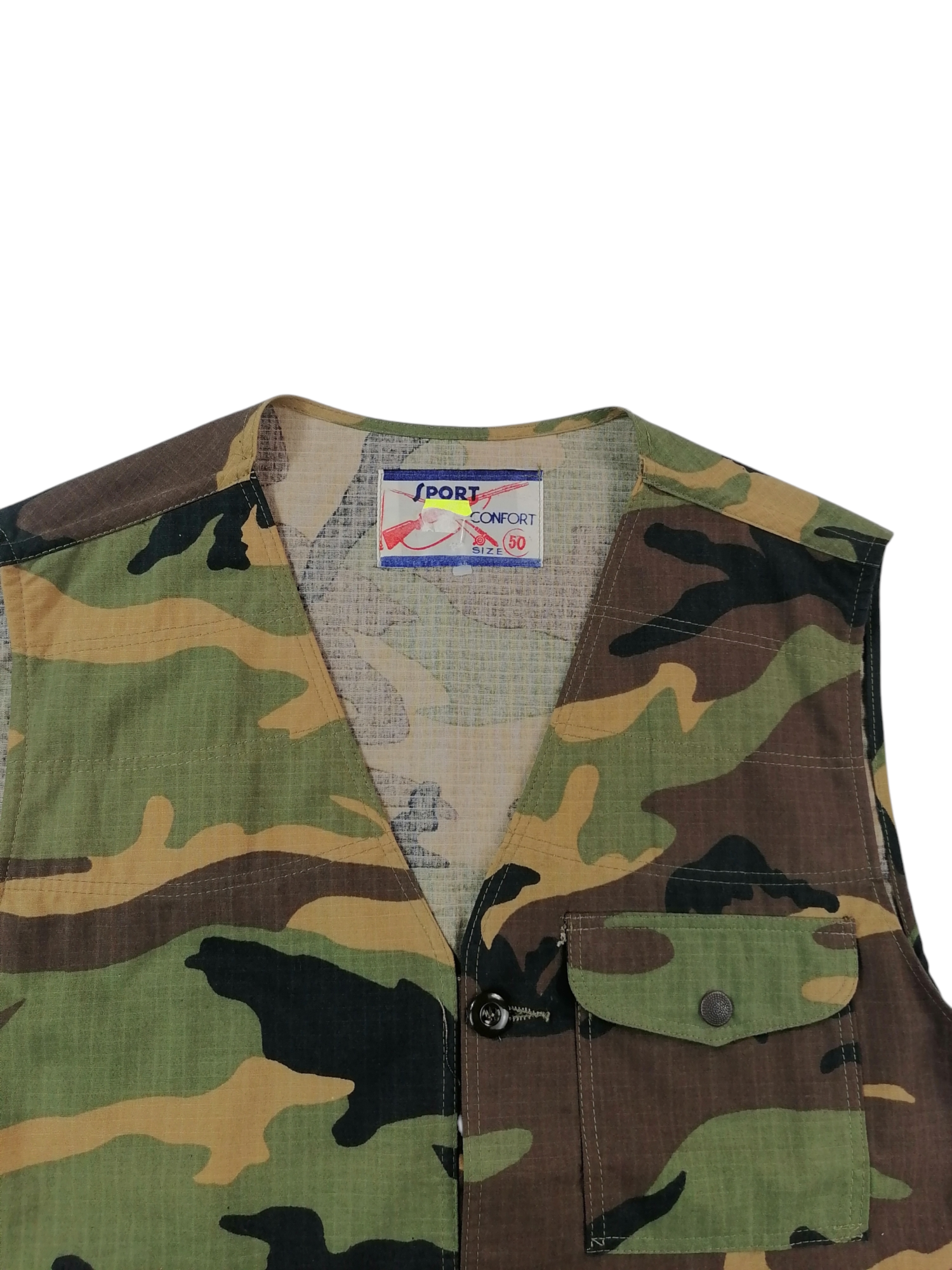Sport Confort gilet militare — dettaglio tasche — IlBotteghino