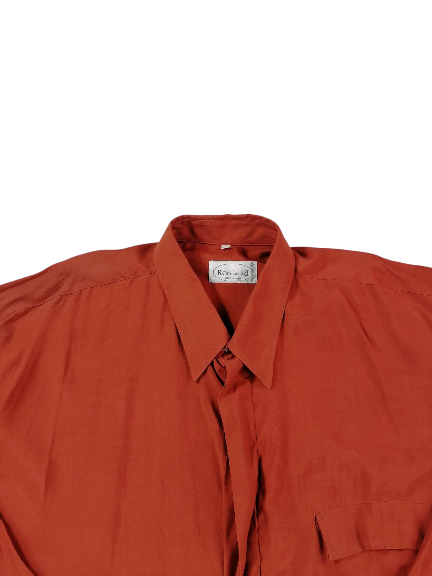 Rocco Bruno camicia M — dettaglio colletto — IlBotteghino