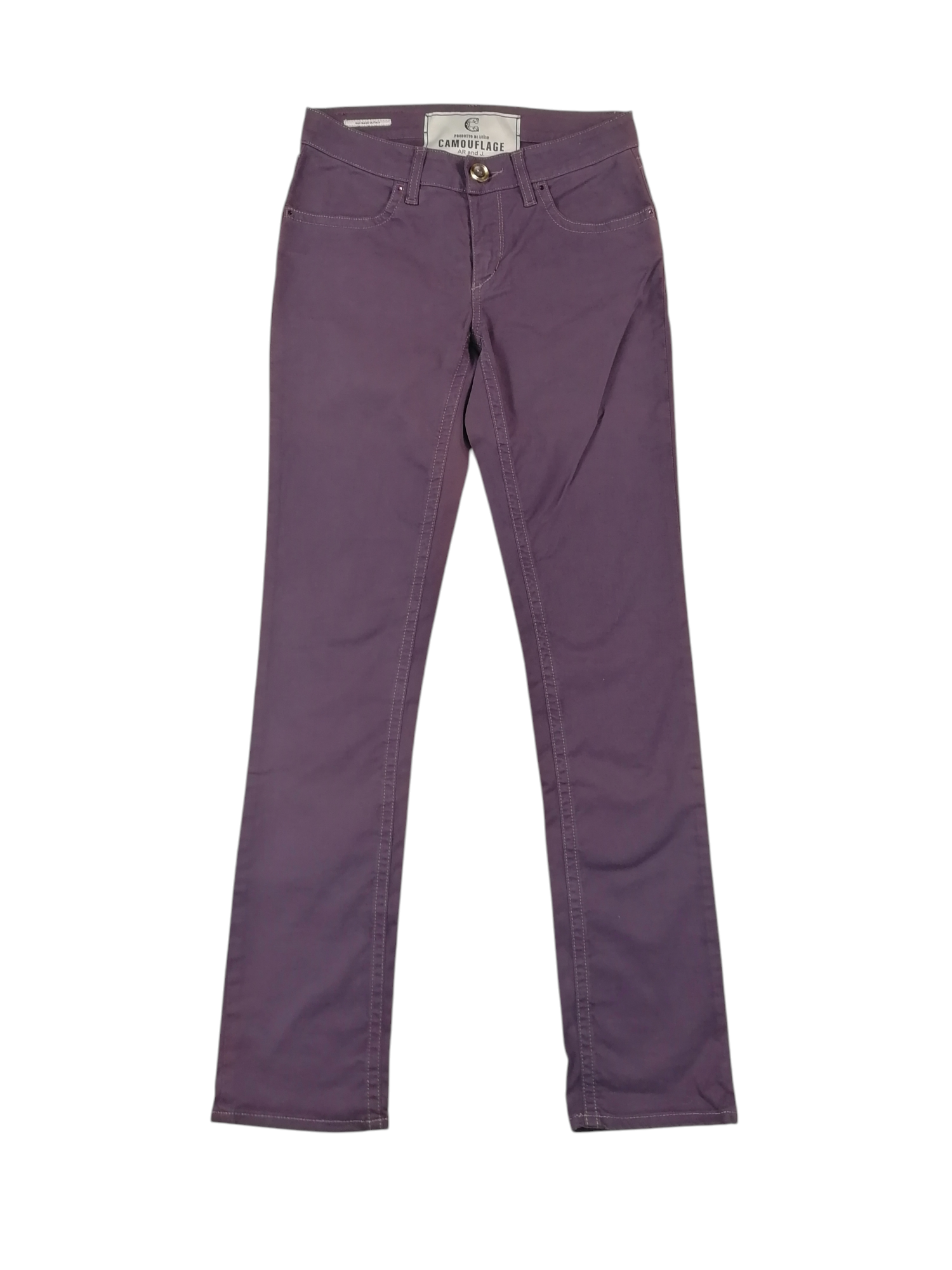 Pantalone Camouflage viola, taglia 26 — IlBotteghino