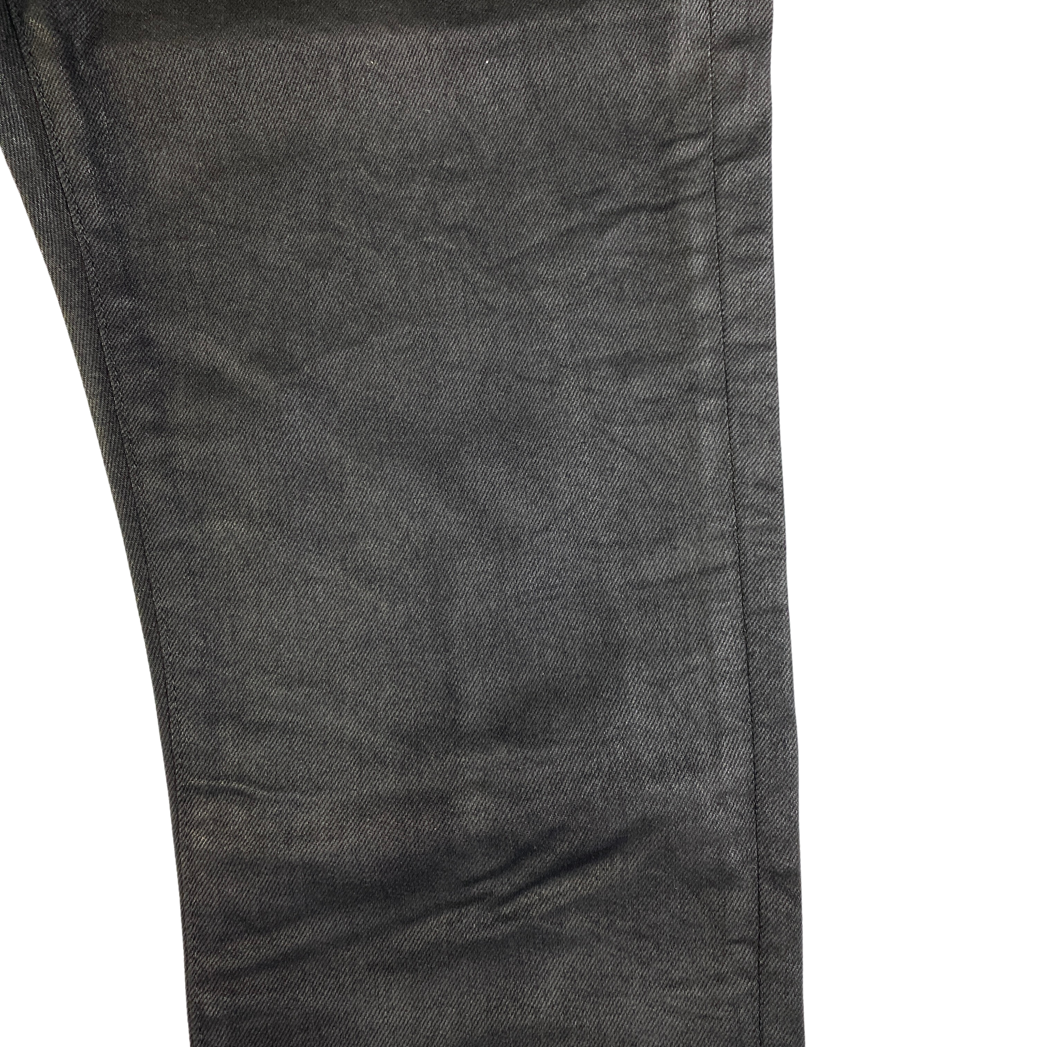 Saint Laurent jeans nero spalmato — pezzo unico d'archivio — IlBotteghino