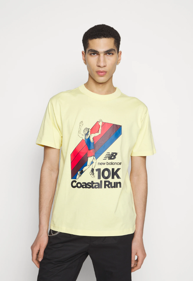 New Balance t-shirt gialla — archivio sportswear — IlBotteghino