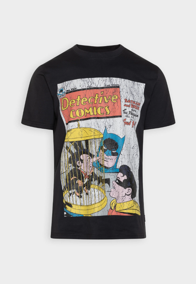 T-shirt Only&Sons nera Batman DC Comics, taglia L — IlBotteghino