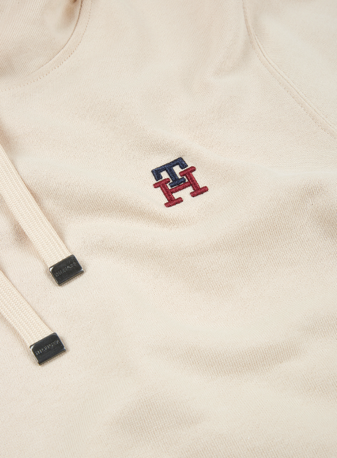 Tommy Hilfiger felpa bianca — archivio moda streetwear — IlBotteghino
