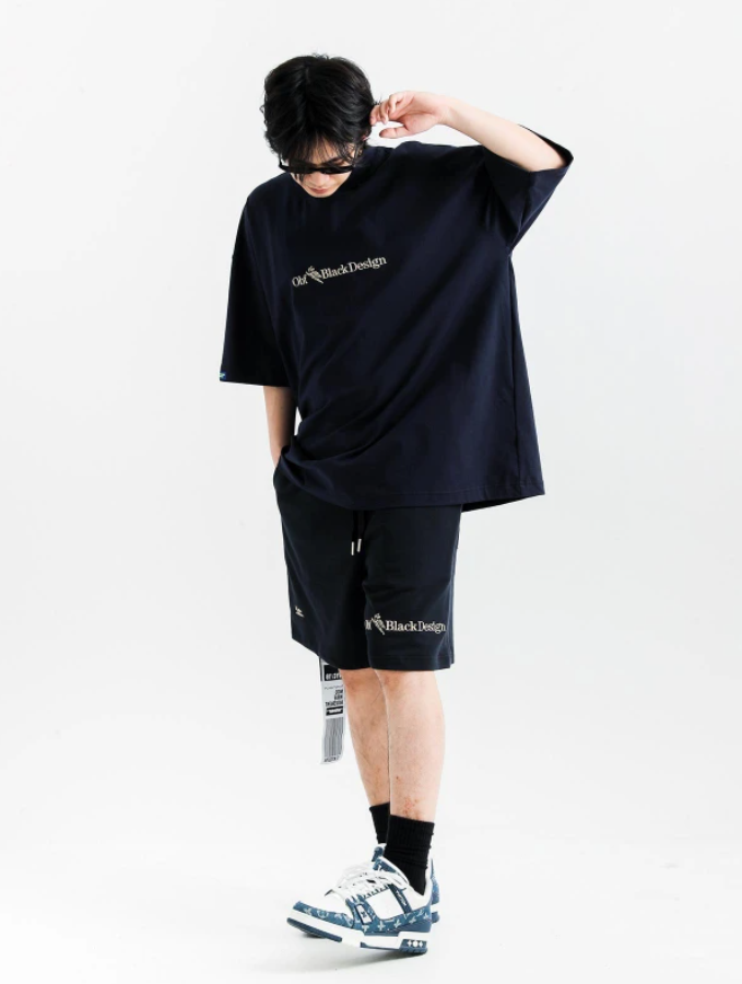 Mod Wave Movement bermuda blu notte — pezzo unico d'archivio — IlBotteghino