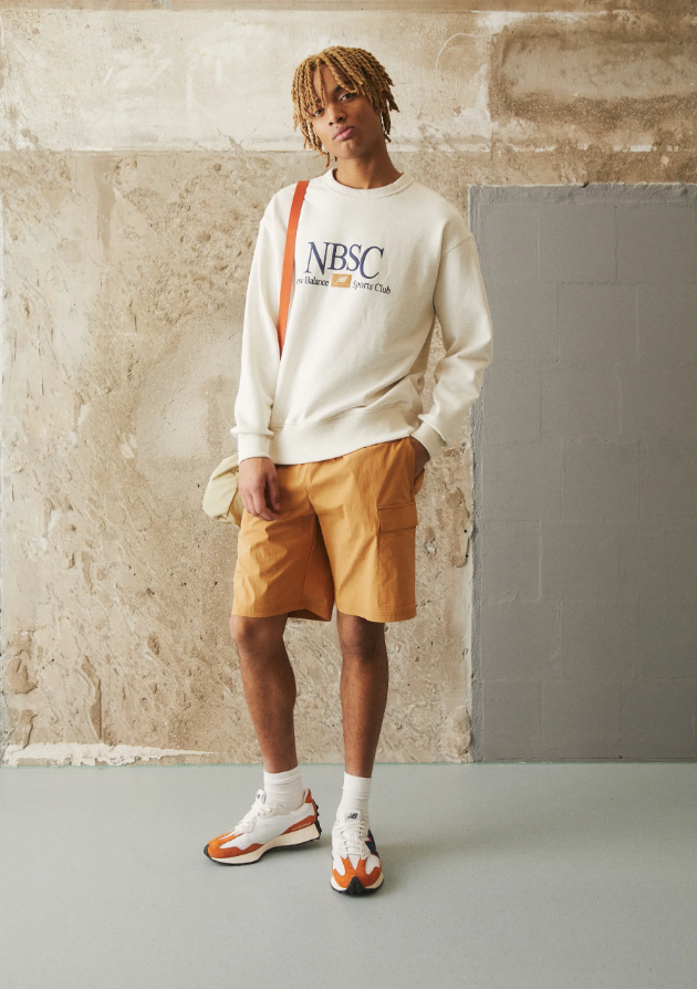 New Balance bermuda cargo ocra — pezzo unico d'archivio — IlBotteghino