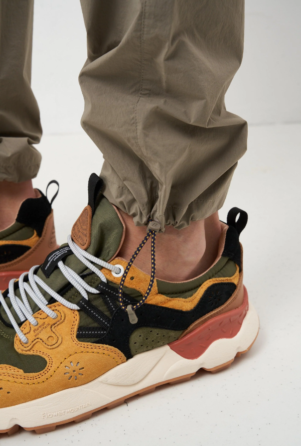 K-Way pantalone tecnico beige — pezzo unico d'archivio — IlBotteghino