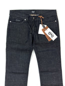 Jeans D&G Girly nero cimosato da donna, dettaglio patch posteriore in pelle D&G