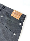 Jeans D&G Girly nero cimosato da donna, vista posteriore