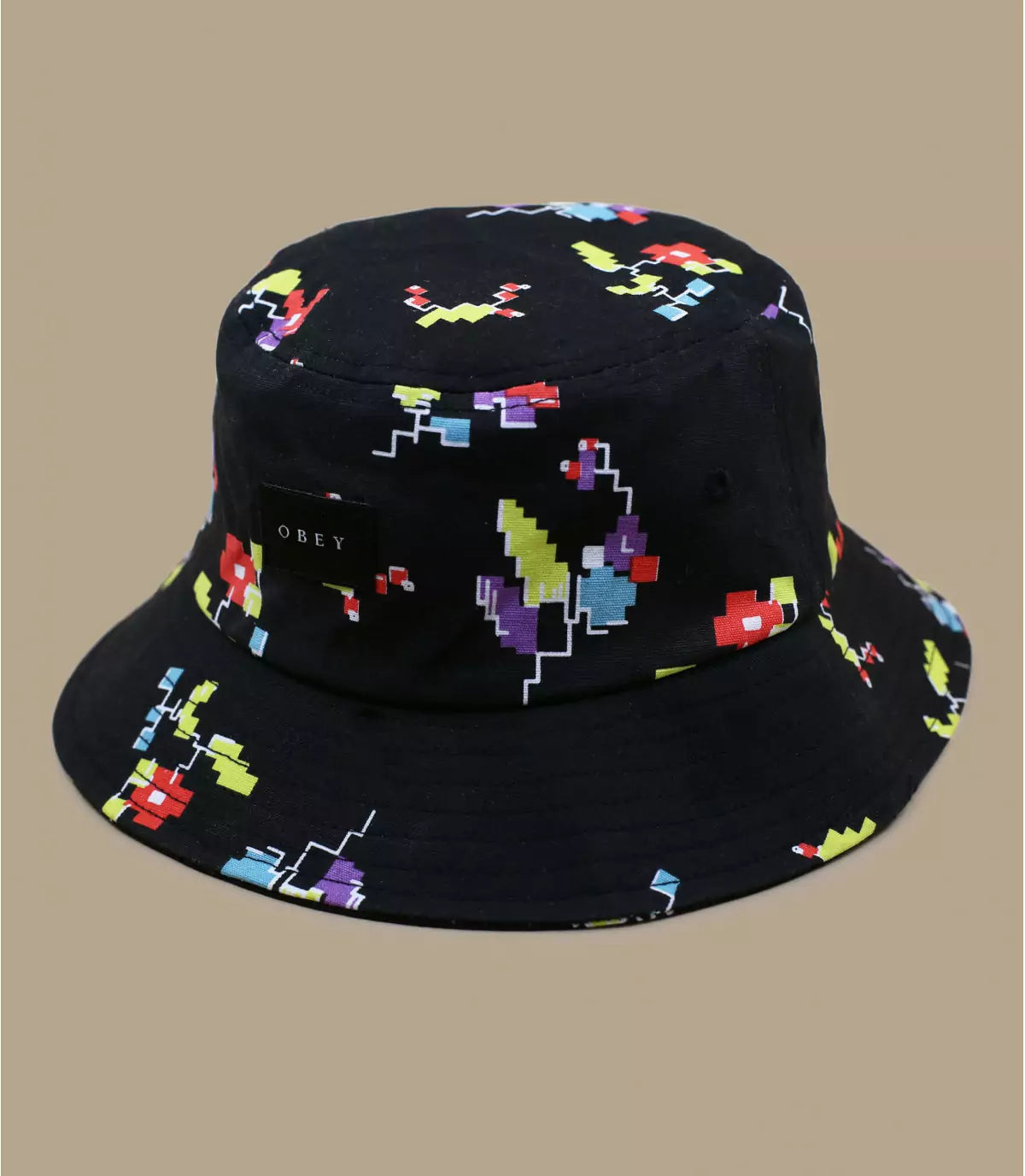 Cappello bucket Obey Digital Floral nero, taglia unica — IlBotteghino