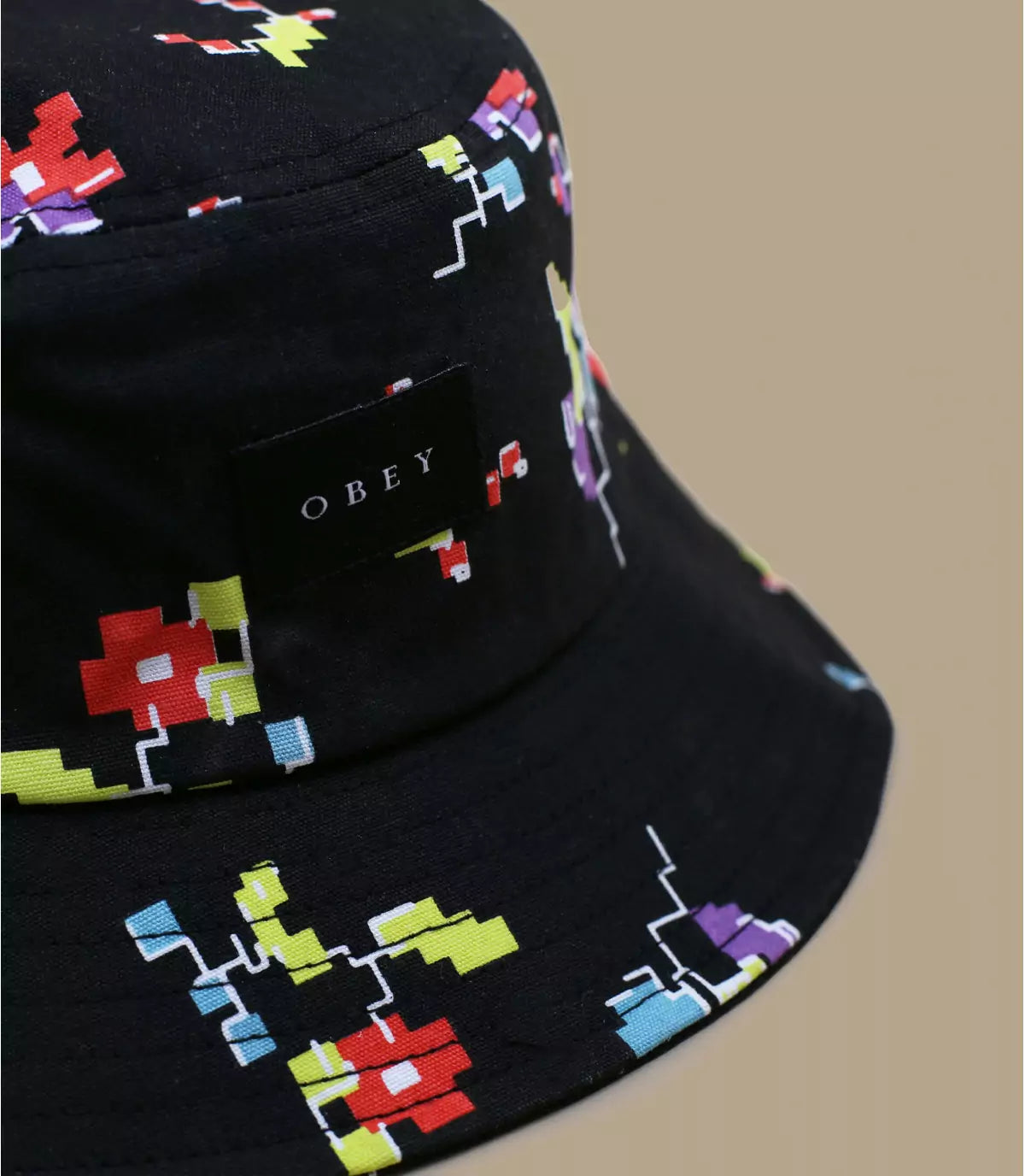 Obey cappello bucket floral — accessorio d'archivio — IlBotteghino