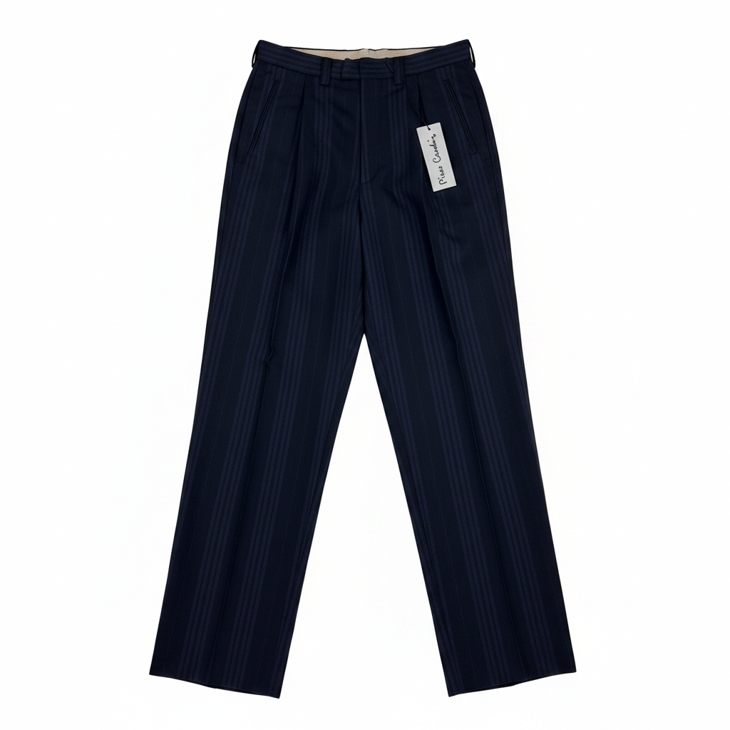 Pantalone Pierre Cardin gessato blu, taglia IT 50 — IlBotteghino