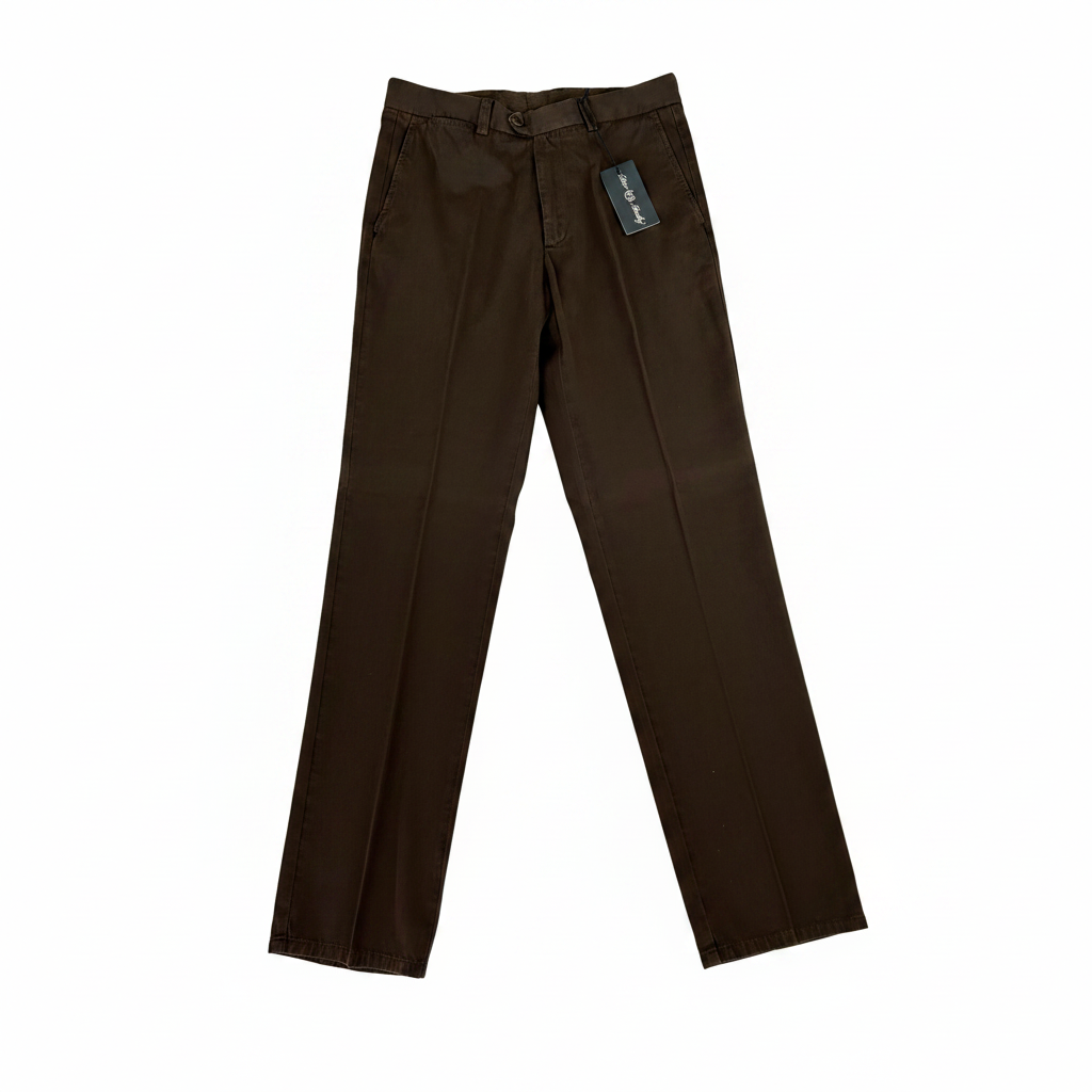 Pantalone Peter Hadley marrone testa di moro, taglia IT 50 — IlBotteghino