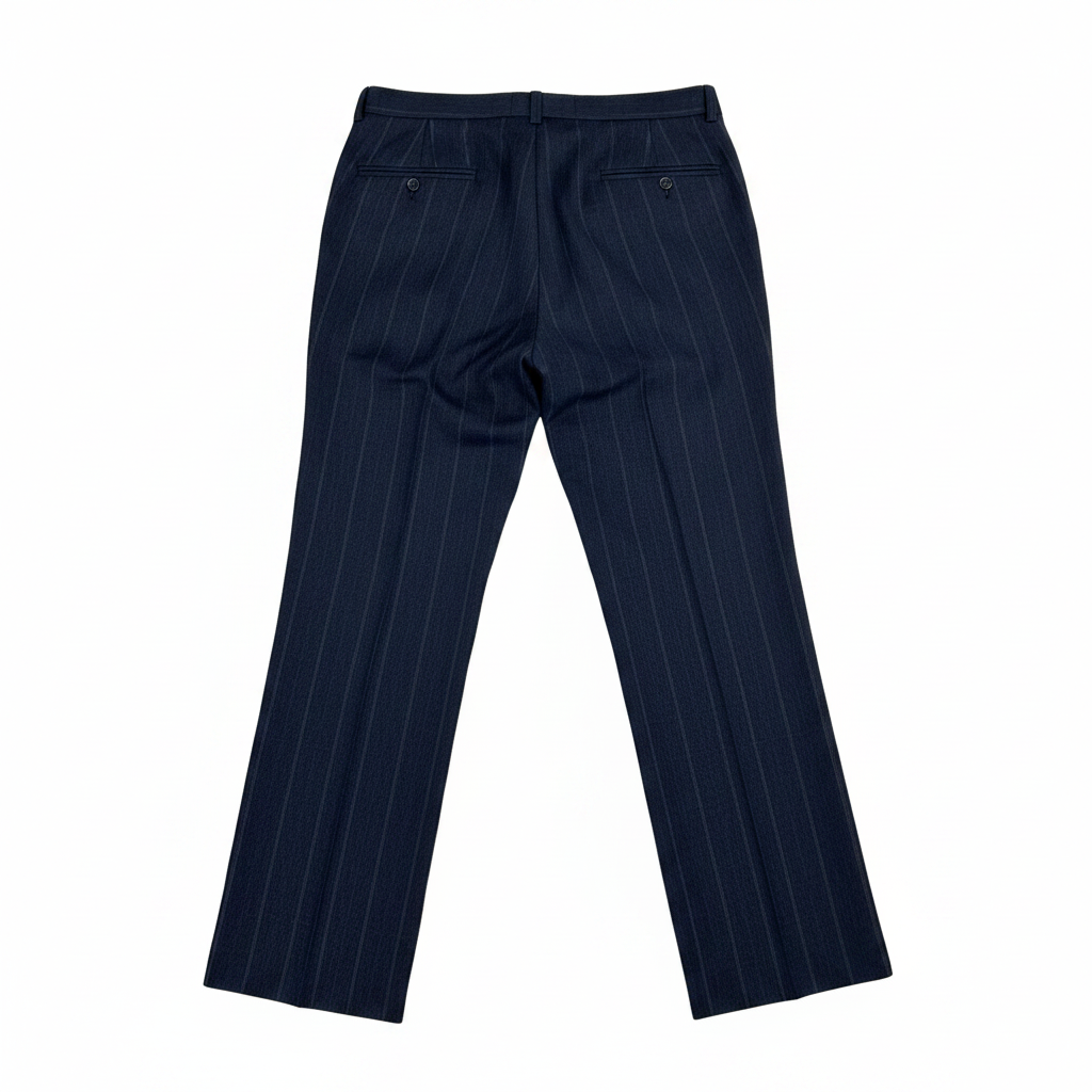 Giorgio Reggiani pantalone gessato — lana merinos extrafine — IlBotteghino