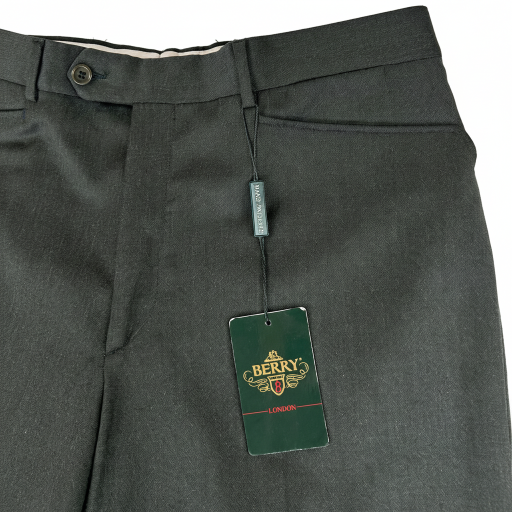 Berry pantalone grigio antracite — dettaglio tessuto — IlBotteghino