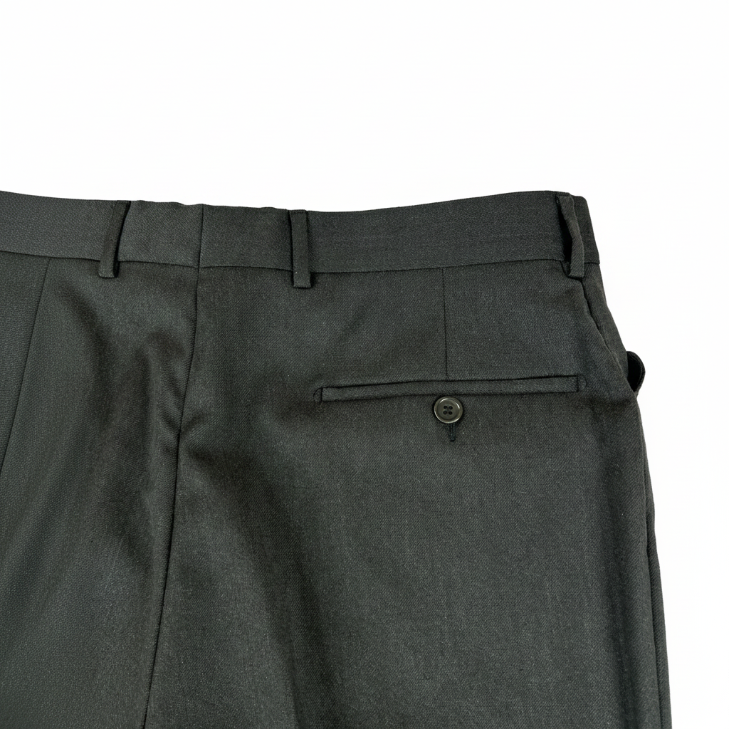 Berry pantalone grigio antracite — vista laterale — IlBotteghino