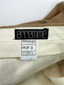 Erremme Pantalone Sartoriale Uomo Beige / sabbia 100% Lana Vergine Taglia 48 Made in Italy