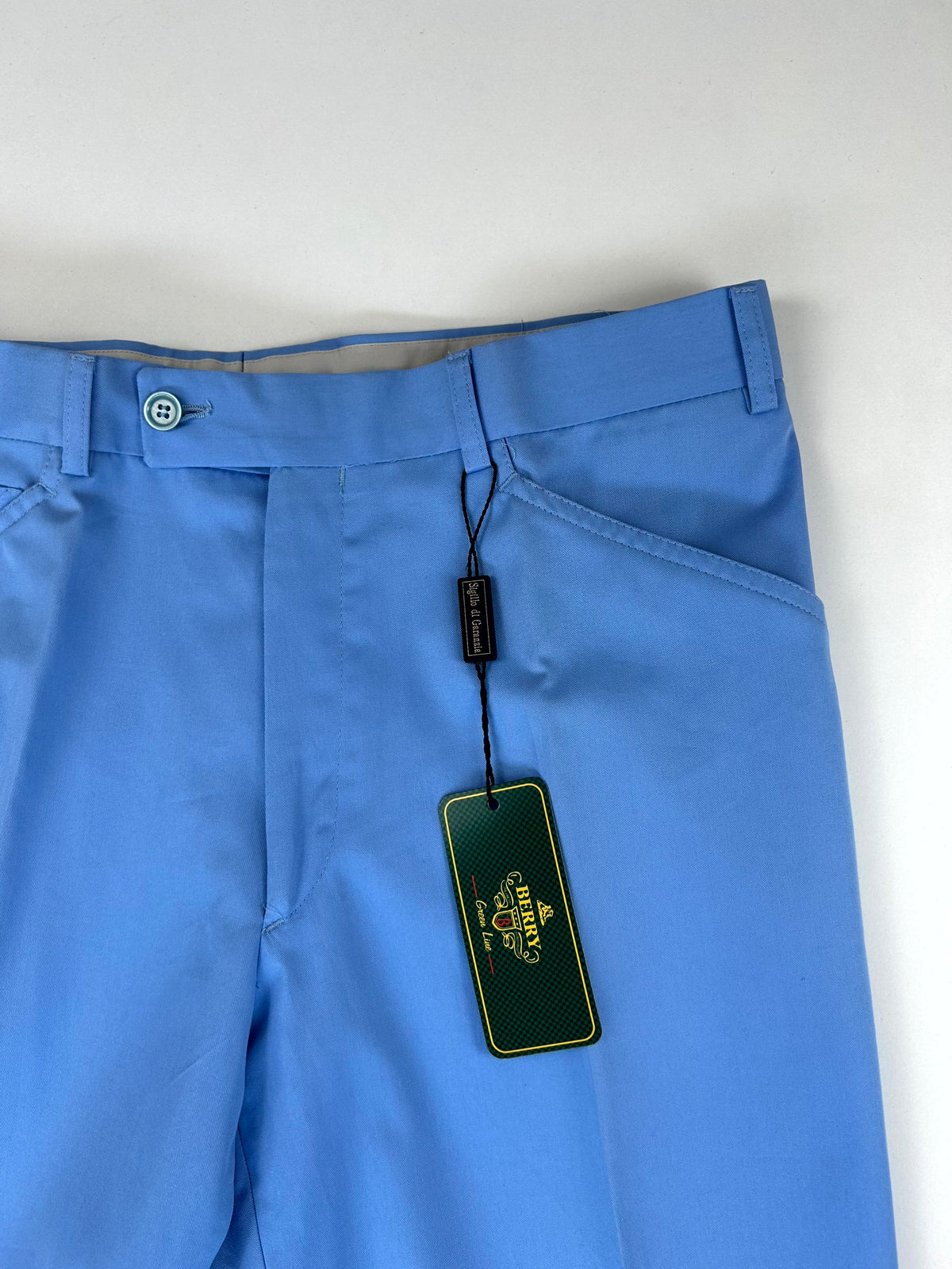 Berry Green Line pantalone azzurro — Made in Italy — IlBotteghino