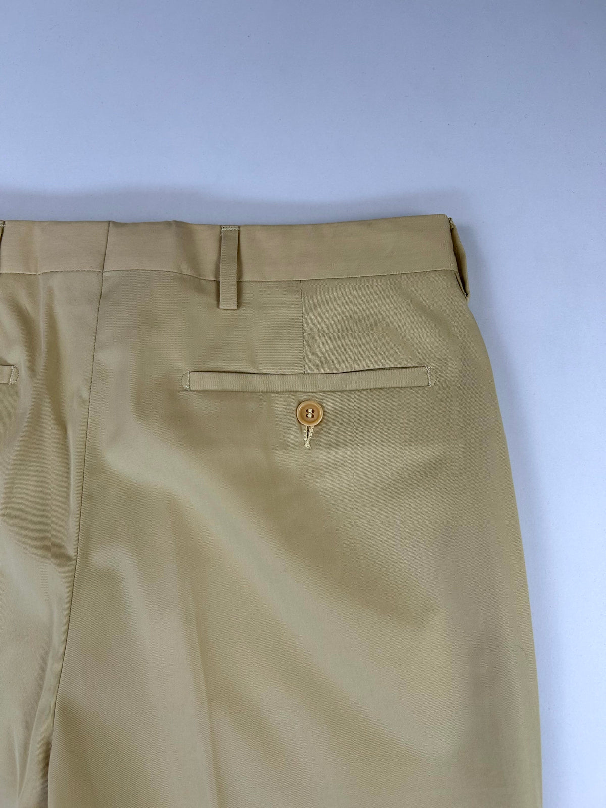 Aquascutum pantalone sabbia — dettaglio tessuto — IlBotteghino