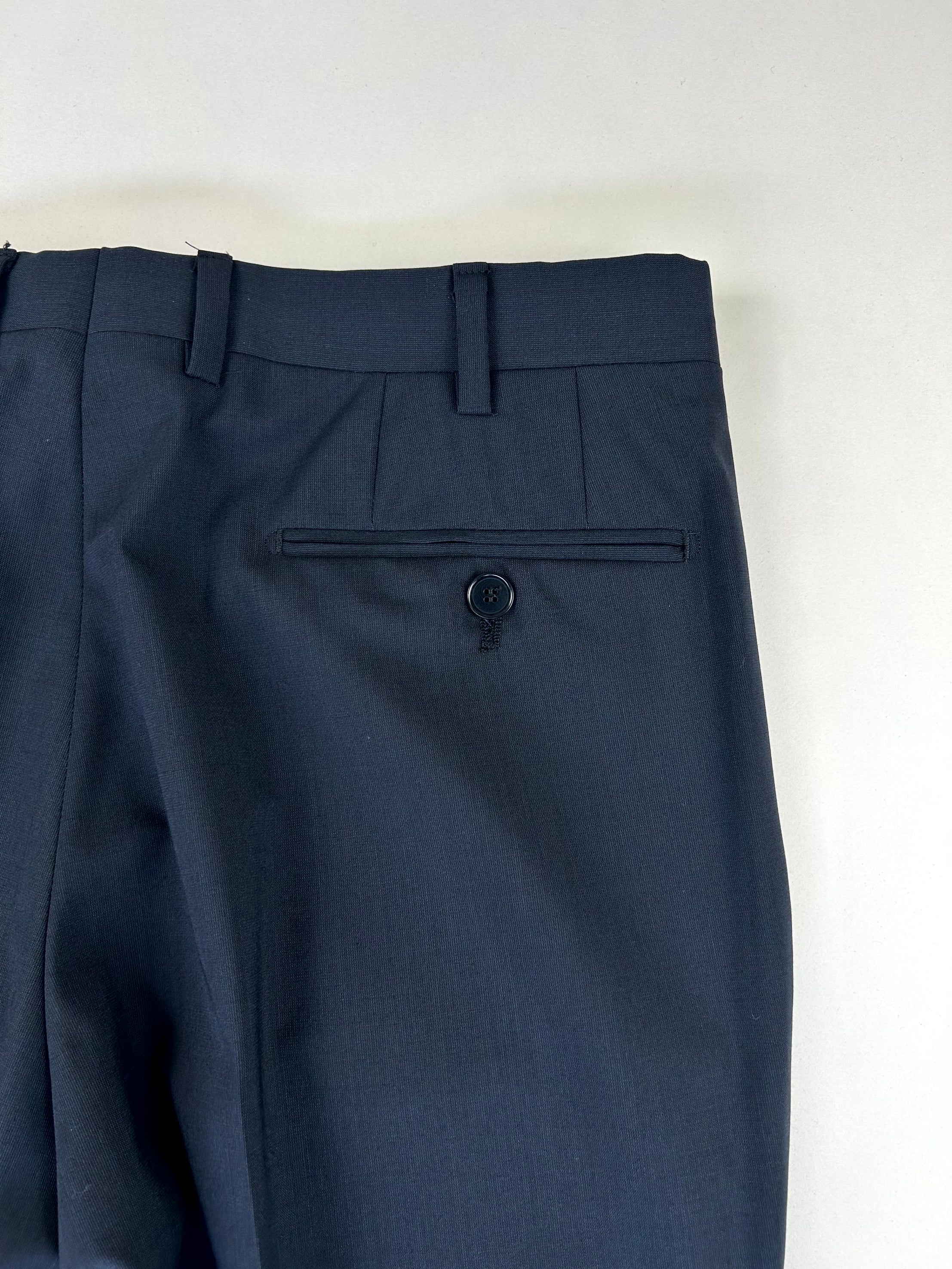 Facis pantalone blu notte — dettaglio tessuto — IlBotteghino