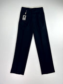 Giorgio Valentino Pantalone Sartoriale Uomo Blu notte / nero 100% WV Super 100’s Taglia 48 Made in Italy