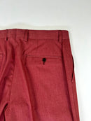 Berry London Pantalone Sartoriale Uomo Rosso mattone 67% Poliestere - 33% Cotone Taglia 48 Made in Italy