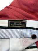 Berry London Pantalone Sartoriale Uomo Rosso mattone 67% Poliestere - 33% Cotone Taglia 48 Made in Italy