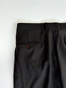 Mabro Pantalone Sartoriale Uomo Marrone fango / talpa 100% Lana Tasmania Taglia 48 Made in Italy