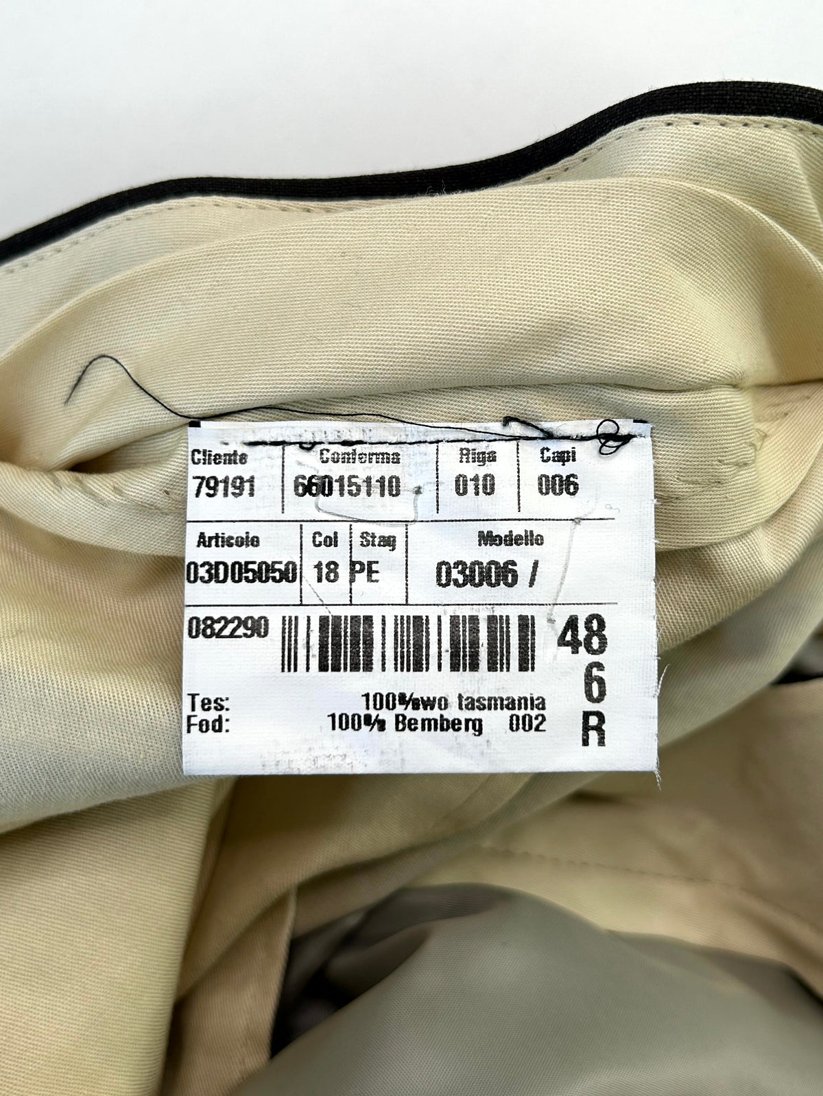 Mabro pantalone — archivio sartoriale — IlBotteghino