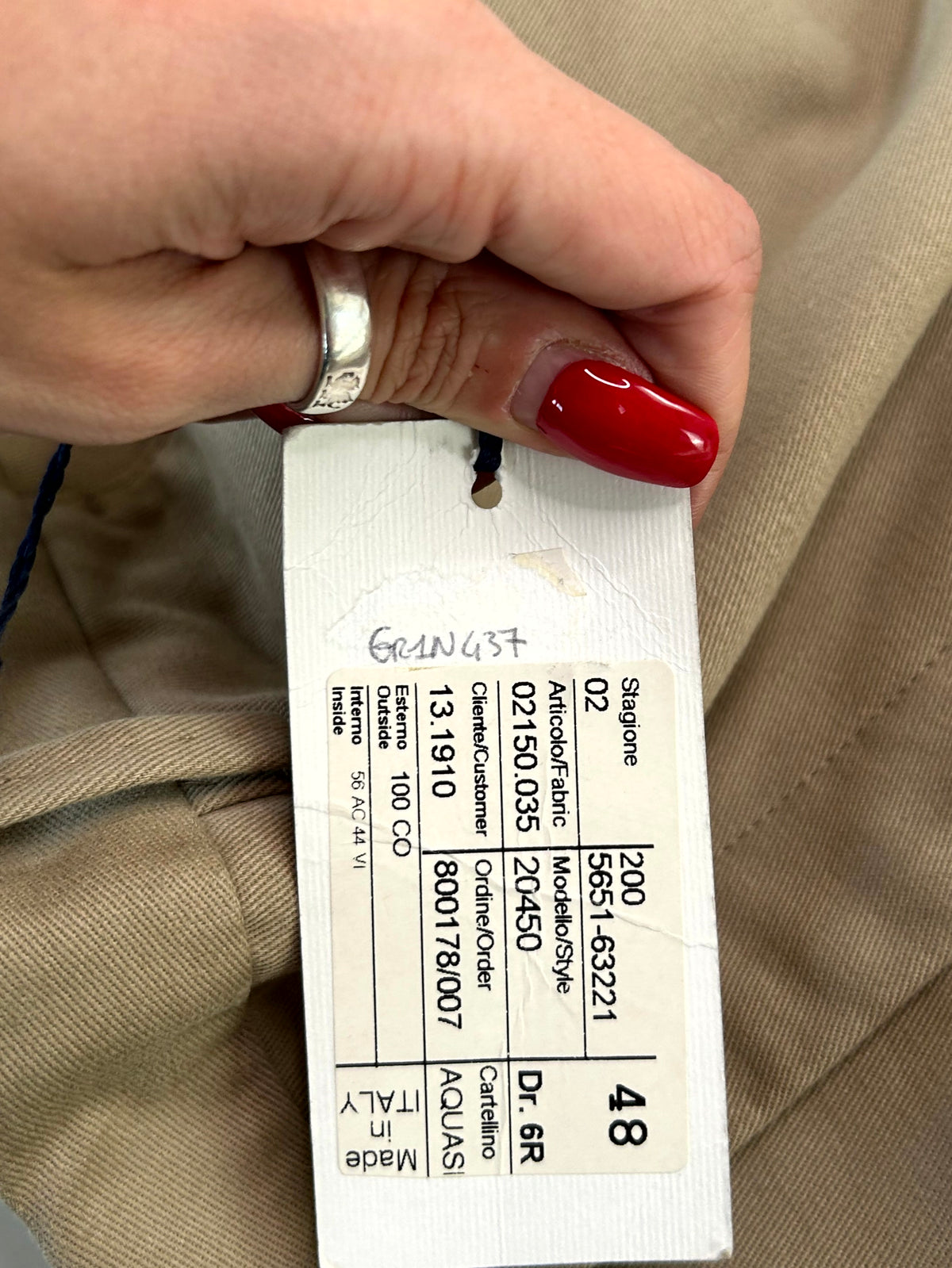 Aquasport pantalone sabbia — archivio british heritage — IlBotteghino