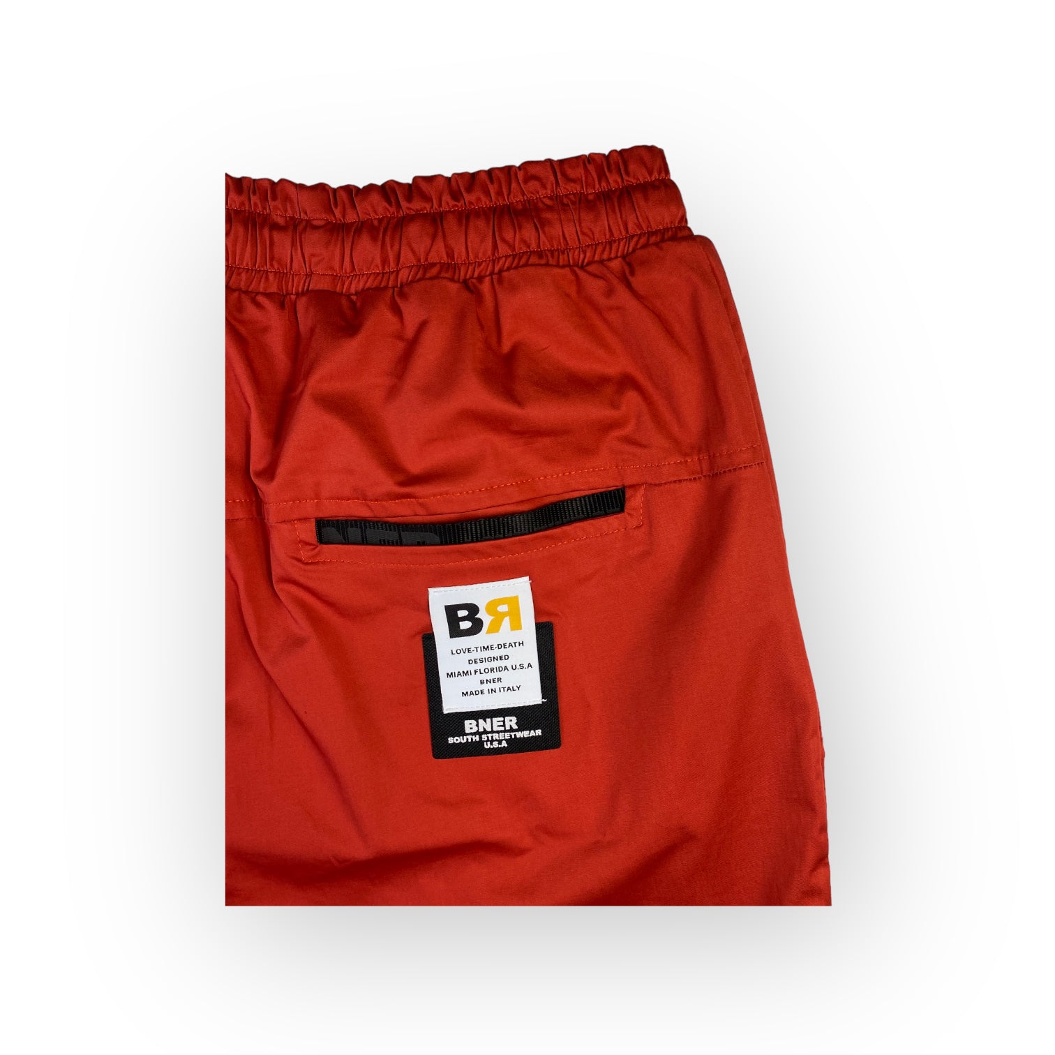 BNER short rosso — archivio moda streetwear — IlBotteghino