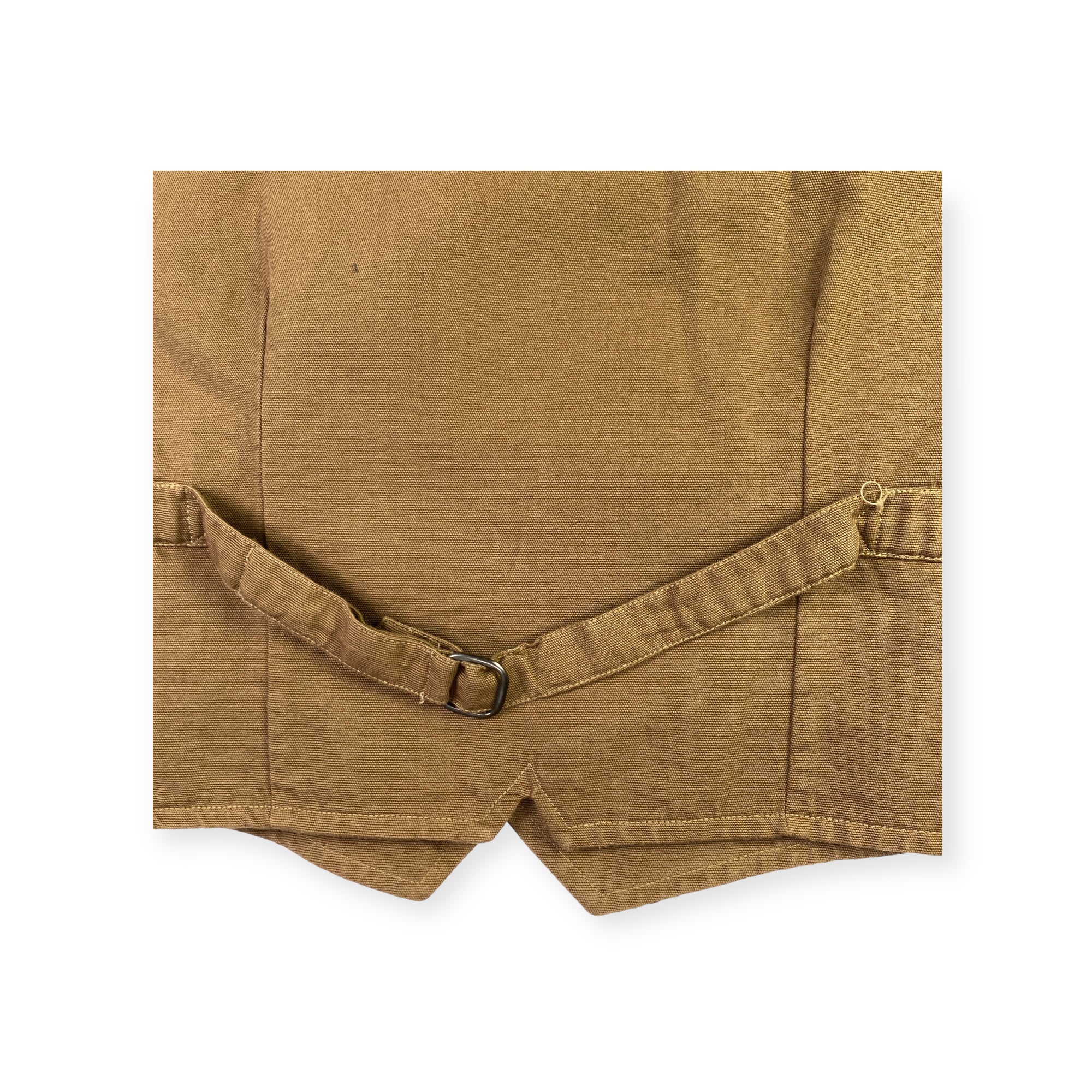 B.D. Baggies gilet marrone — pezzo unico d'archivio — IlBotteghino