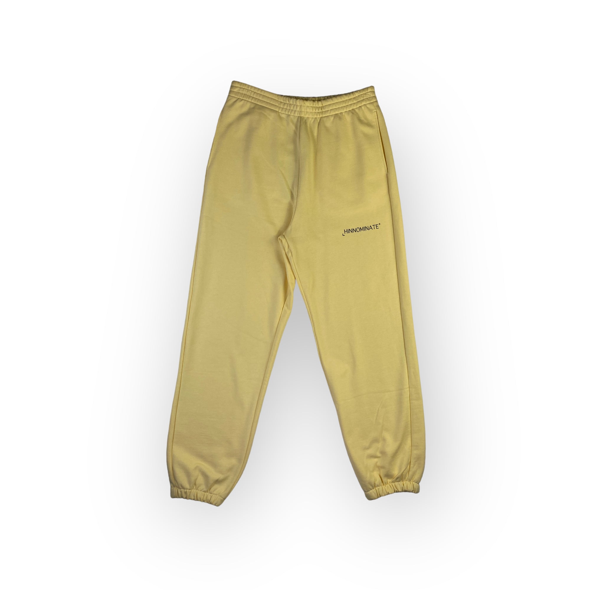 Pantalone tuta Hinnominate giallo con logo, taglie L e XL — IlBotteghino