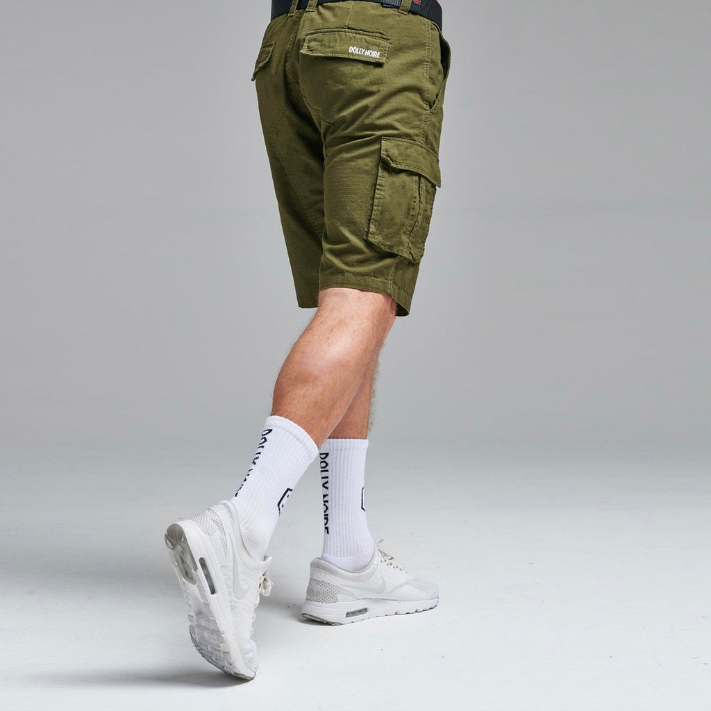 Dolly Noire short cargo verde — streetwear d'archivio — IlBotteghino