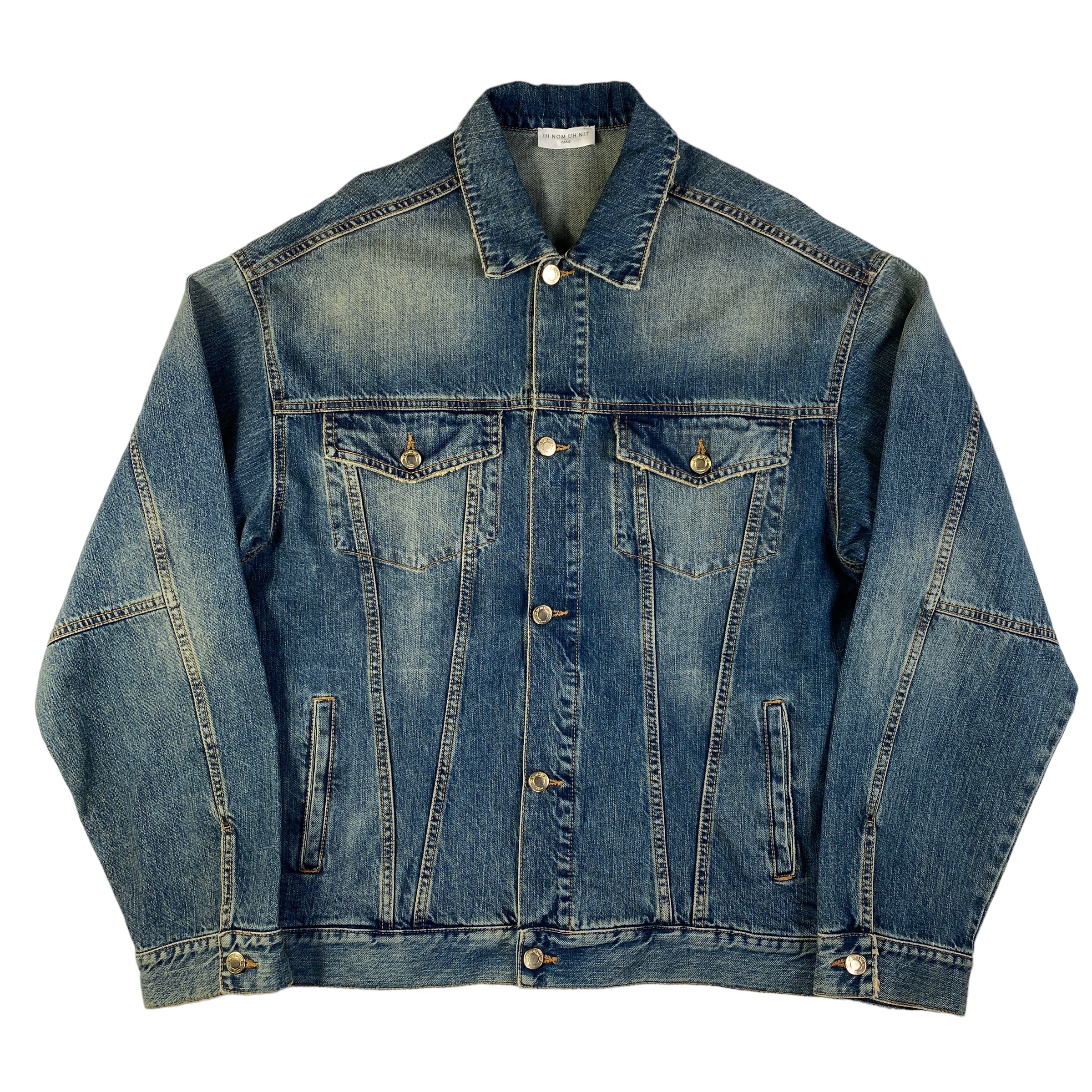Giacca in jeans Ih Nom Uh Nit blu delave, taglia M — IlBotteghino