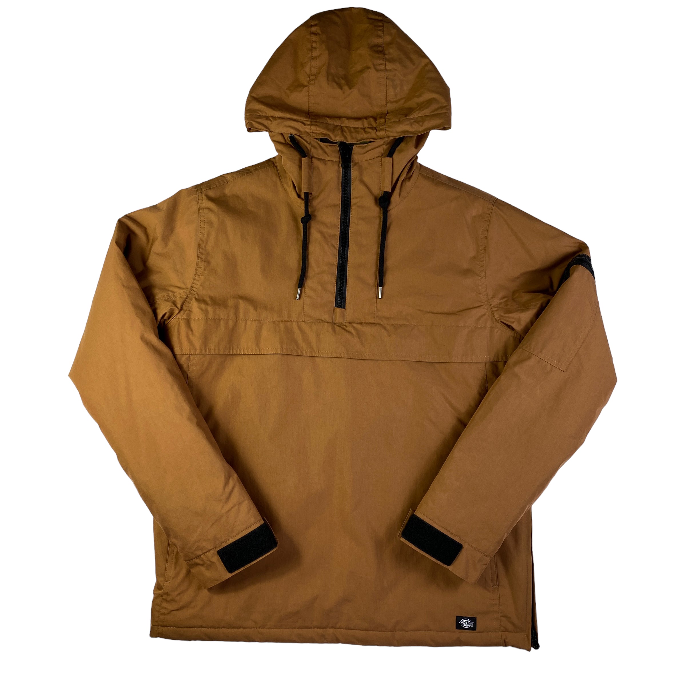 Giubbotto a sacco Dickies marrone con cappuccio mimetico, taglia XL — IlBotteghino